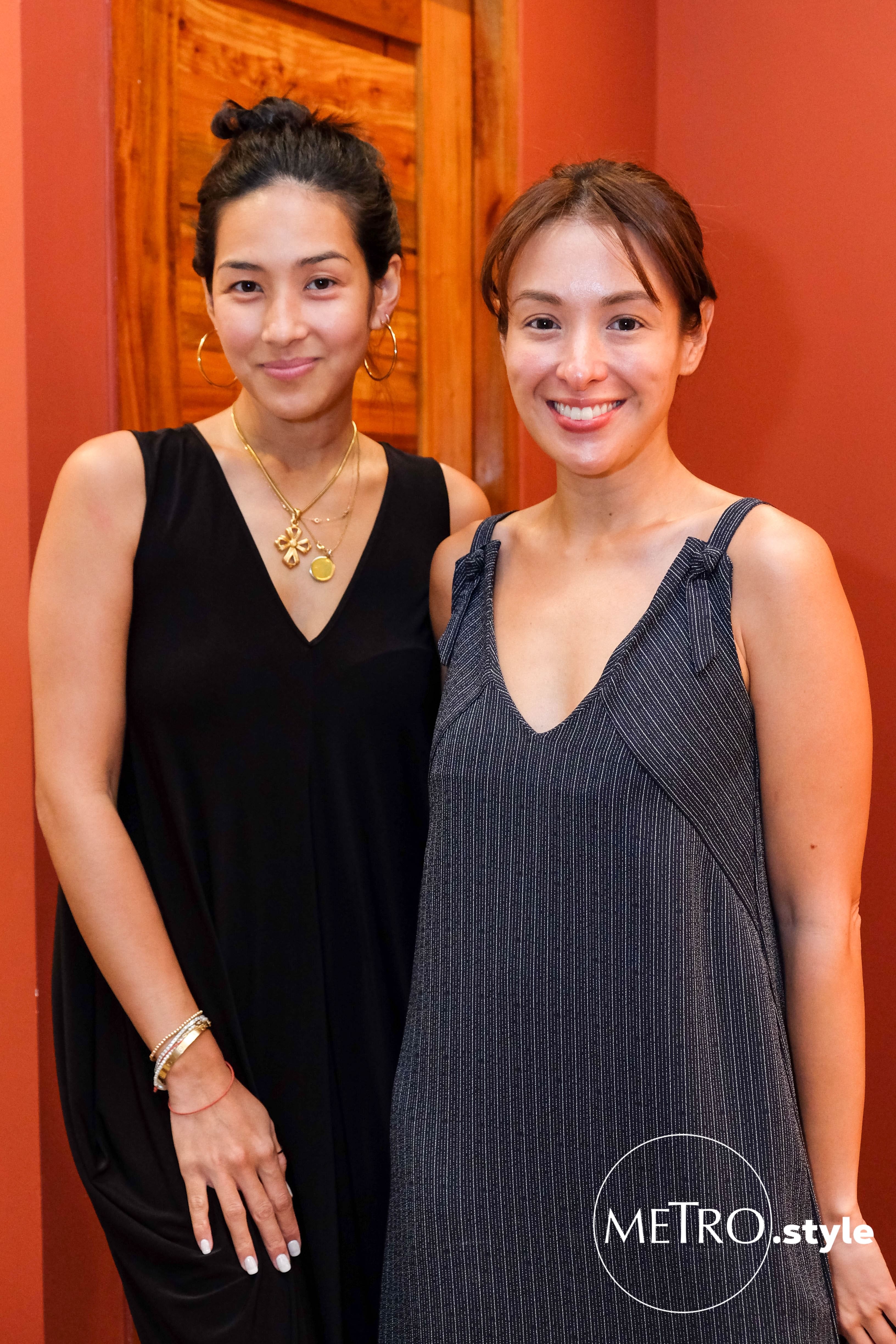 Mikaela Martinez and Nicole Hernandez were among the first ones who got to try Spray's tanning solution. Mikaela Martinez and Nicole Hernandez were among the first ones who got to try Spray's tanning solution.